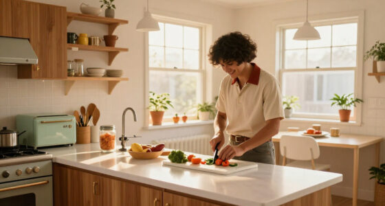 This Kitchen Was Straight Out Of The '70S Until A Cozy All-White Redo
